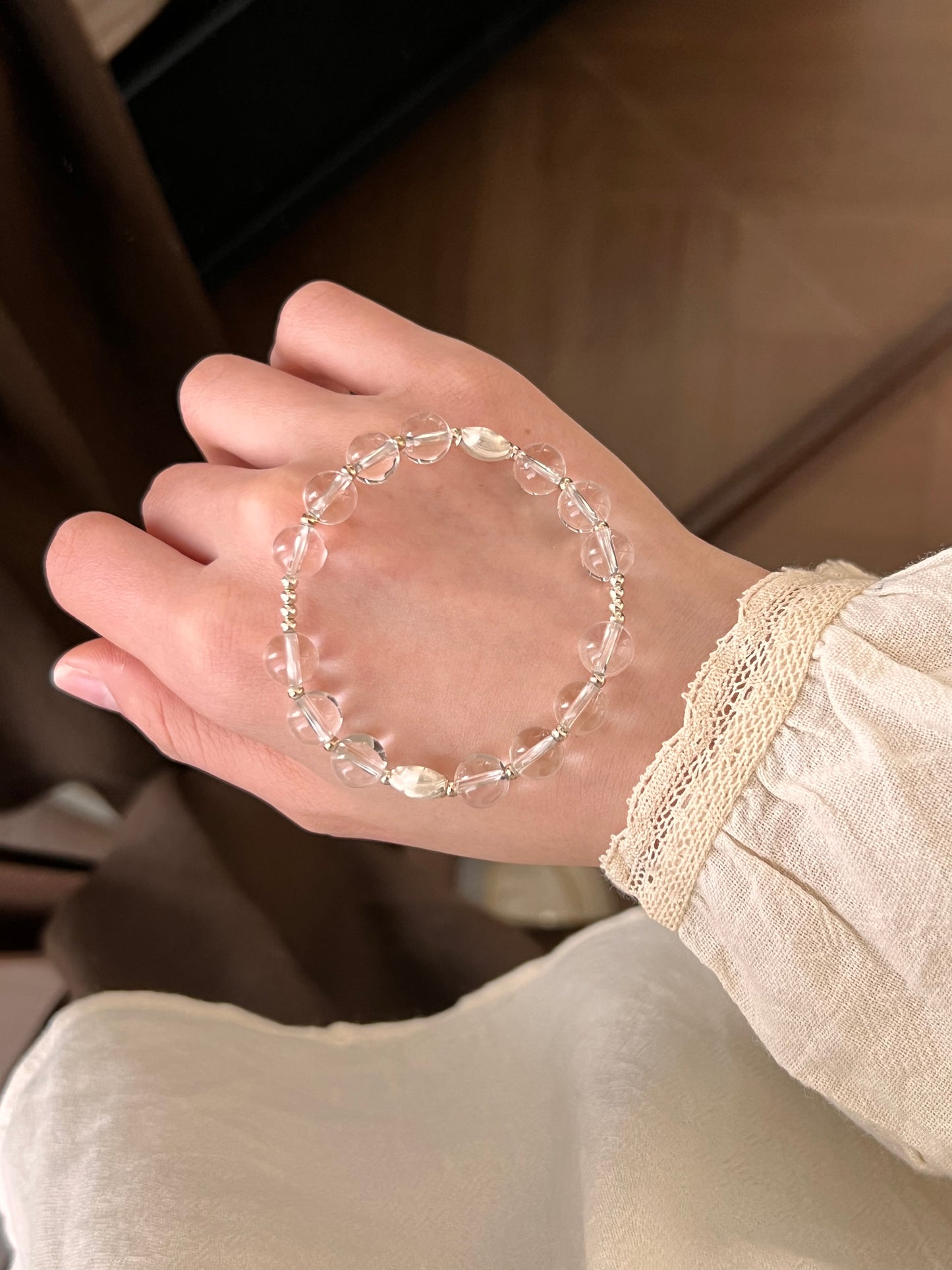 Silver Pearls in Motion