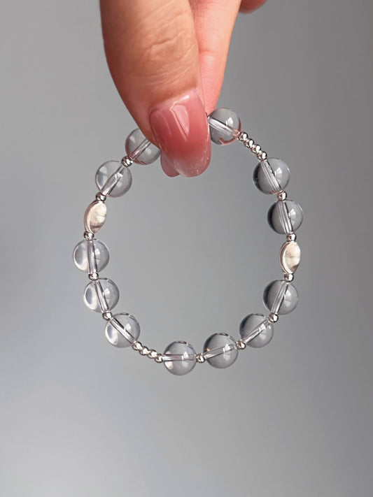 Silver Pearls in Motion